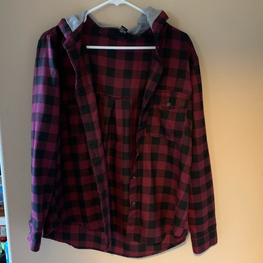 Forever21 Hoodie Flannel